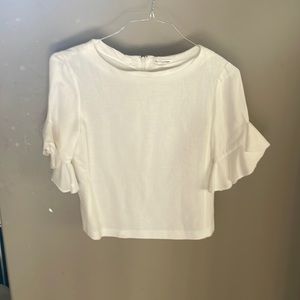 Club Monaco short sleeve linen shirt